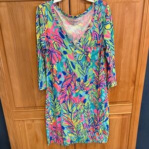 Lilly Pulitzer Vibrant Multicolor Women's Mini Dress
